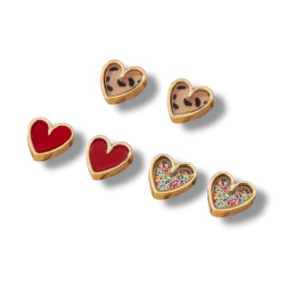 Jewelry - Heart Earrings - Set of Three